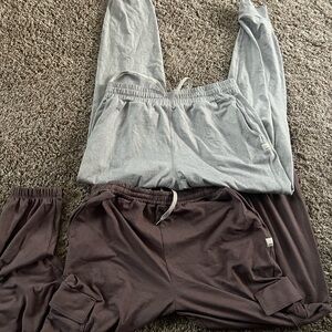 Vuori Gray and Brown Joggers